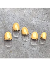 ネイルスミス(Nailsmith)/イエローフレンチ英字ライン