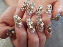 パステル(PASTEL)/ビジューネイル☆スカルプ