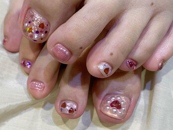 ネイルズ ララ(nails Lala)/きらきらfoot