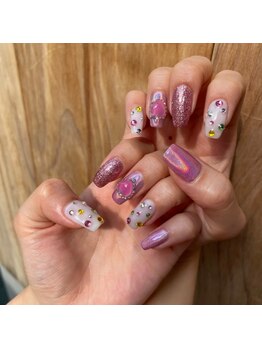 リルム(Relum)/ポップピンクネイル☆