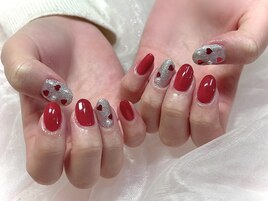 ＊ハートホロネイル＊¥5500