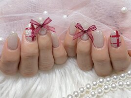 リボンネイル ¥5200+追加