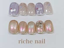 リッシュネイル 新百合ヶ丘店(riche nail)/トレンドデザインコース