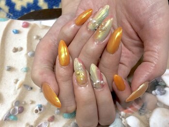 エムサロン 伊勢崎(emusalon)/人魚の鱗ネイル