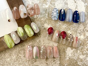 ヘルシーネイルサロン マリアール オーロラタウン店/ハンドジェルデザインサンプル
