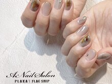 エーネイルサロン プラーカ本店(A-Nail Salon)/シンプルニュアンス