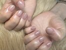 肌馴染み抜群ワンカラーネイル