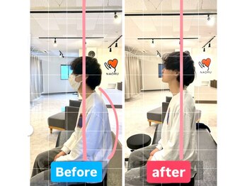 ナオル整体 兵庫院(NAORU整体)/神戸兵庫/施術事例【座位姿勢】