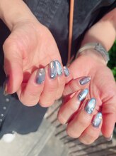 アイラッシュグラム(Eyelash glam)/水滴ネイル