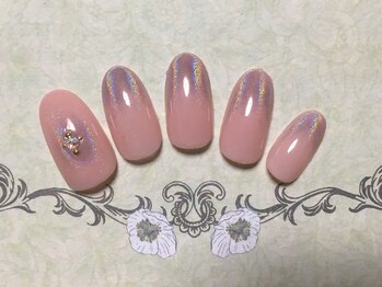 オフィス使用ミラーネイル