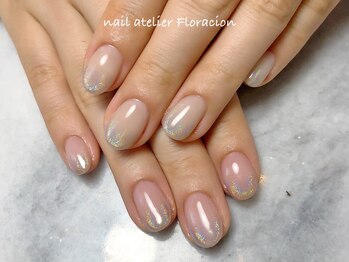 ネイルアトリエ フロラシオン/定額　ユニコーングラデネイル