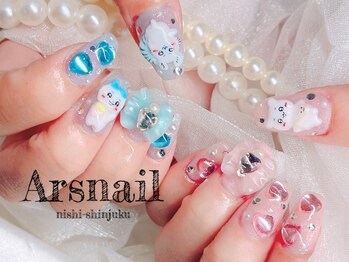 アルスネイル(Ars nail)/ちいかわ3Dネイル