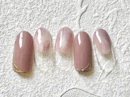 ピンクニュアンスネイル