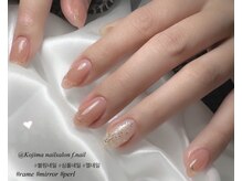 エフネイル(f.nail)/ミラーフレンチ