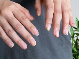 french gel nail