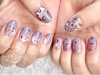 ショコ アンド ラム(Syoko&Lum)の写真/【シンプル系もお任せください！ラメグラ/ワンカラー¥5500♪カラーグラデーション¥6000♪フレンチ¥6600】