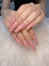 ココネイル 大塚店(coco nail)/チップ長い出しワンカラーネイル