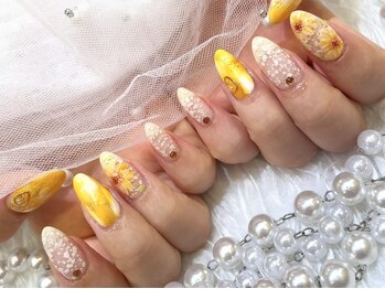 ネイルサロン キュラソー(Curacao)の写真/【フリーアートシンプル★90分 ¥7800/ゴージャス★135分 ¥11500】デザインのボリュームで価格を選べる♪