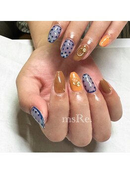 シースルードットネイル