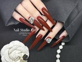 秋☆ボルドーワンカラー