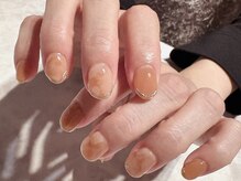 秋冬ニュアンスネイル