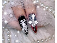 ネイル アリーズ セカンド(nail Allies 2nd)/痛ネイル 手書き 地雷系