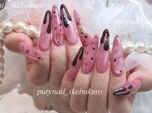 プティネイル 池袋(Puty Nail)/バレンタインネイル スカルプ