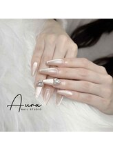 オーラネイル(Aura Nail)/ちゅるんハートネイル