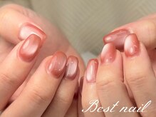 Best Nail 銀座店【ワンホンネイル・スカルプ・パラジェル・上品ジェルネイル】/マグネットネイル
