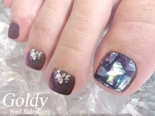 ネイルサロン ゴールディ(NAIL SALON GOLDY)/FOOT華やかコース