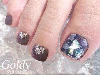ネイルサロン ゴールディ(NAIL SALON GOLDY)/FOOT華やかコース