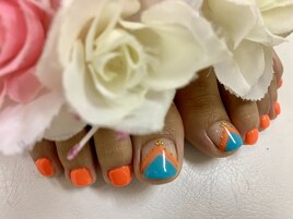 [中村]FOOT＊夏先取りネイル