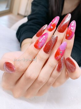 エヌエープラスネイル 葛西本店(Na+nail)/スカルプ長さだしアート