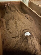 築地酵素浴キポラ(KIPOLA)/お顔までおがくずを、、