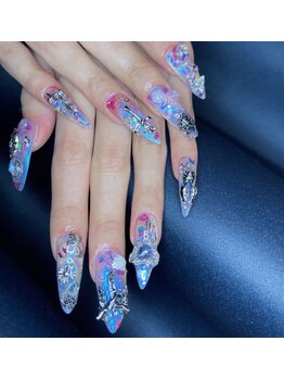 クイーンズビューティーサロン 新宿本店(Queen's beauty salon)/チップアートやり放題&つけ放題