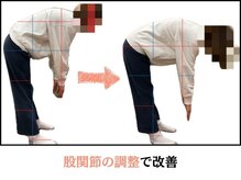 楽美身/股関節の調整で歪みを整える