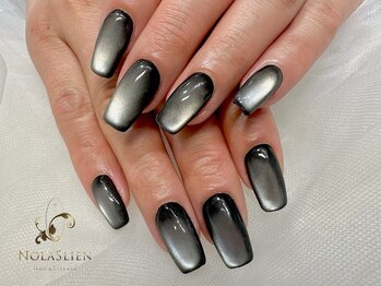 ノーラスリエン(Nolaslien)の写真/上品さを纏うネイルで指先を美しく♪秋カラーも!『水光マグネット・韓国マグ・マグネットワンカラー¥8800』