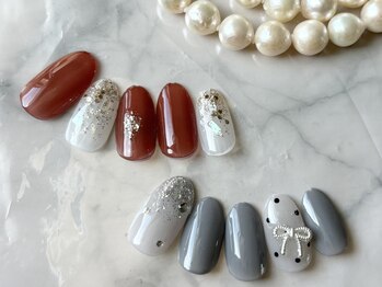 ルポネイル(repos.nail)の写真/【初回オフ無料◆定額デザイン¥6500】カラー変更OK！美爪が際立つデザイン多数♪大人の色気を指先で魅せる