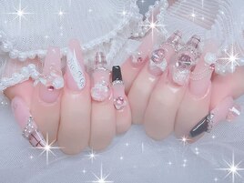 チェック秋ネイル