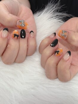ハロウィンネイル