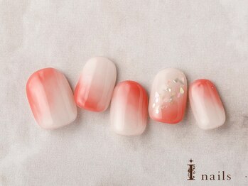 アイネイルズ 横浜EAST店(I-nails)/シアー塗りかけニュアンス