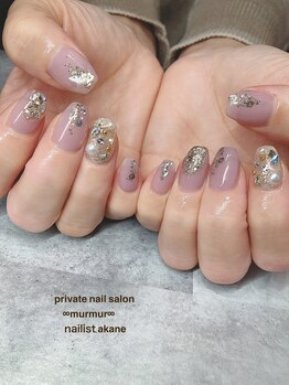 プライベート ネイルサロン マーマ(murmur)/敷き詰めネイル