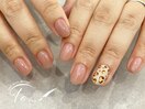 ワンポイントレオパード☆