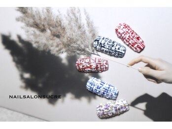 シュクレ(sucre)/ツイードネイル