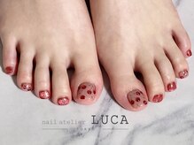 ネイルアトリエルカ(nail atelier LUCA)/C-51 フットさくらんぼネイル
