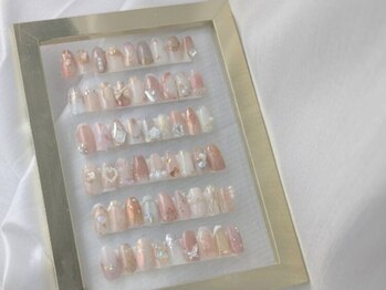 アーブルネイル(arbre nail)の写真/上品でかわいいネイルをご提案！フィルインやパラジェルで爪に優しいのも嬉しい♪丁寧なケアでモチの良さ◎