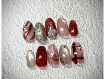 ナナネイル(7.Nail)/クリスマスネイル