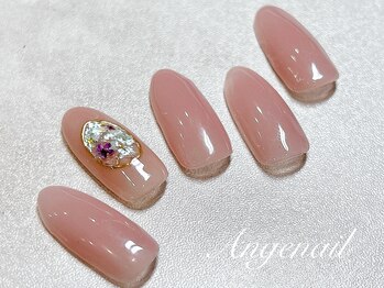 アンジュネイル(Angenail)の写真/【池袋の隠れ家サロン】落ち着いたサロンでネイルを楽しみませんか？大人シンプルきれいめ系デザイン多数◎