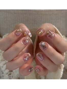 グレイス ネイル(Grace nail)の写真/手描きで映えるオシャレニュアンスネイル！アートを描き放題で指先を彩る♪