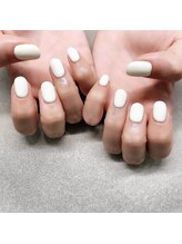 プライズアイリス アイラッシュ 池袋東口店(prize Iris eyelash)/ホワイトネイル♪